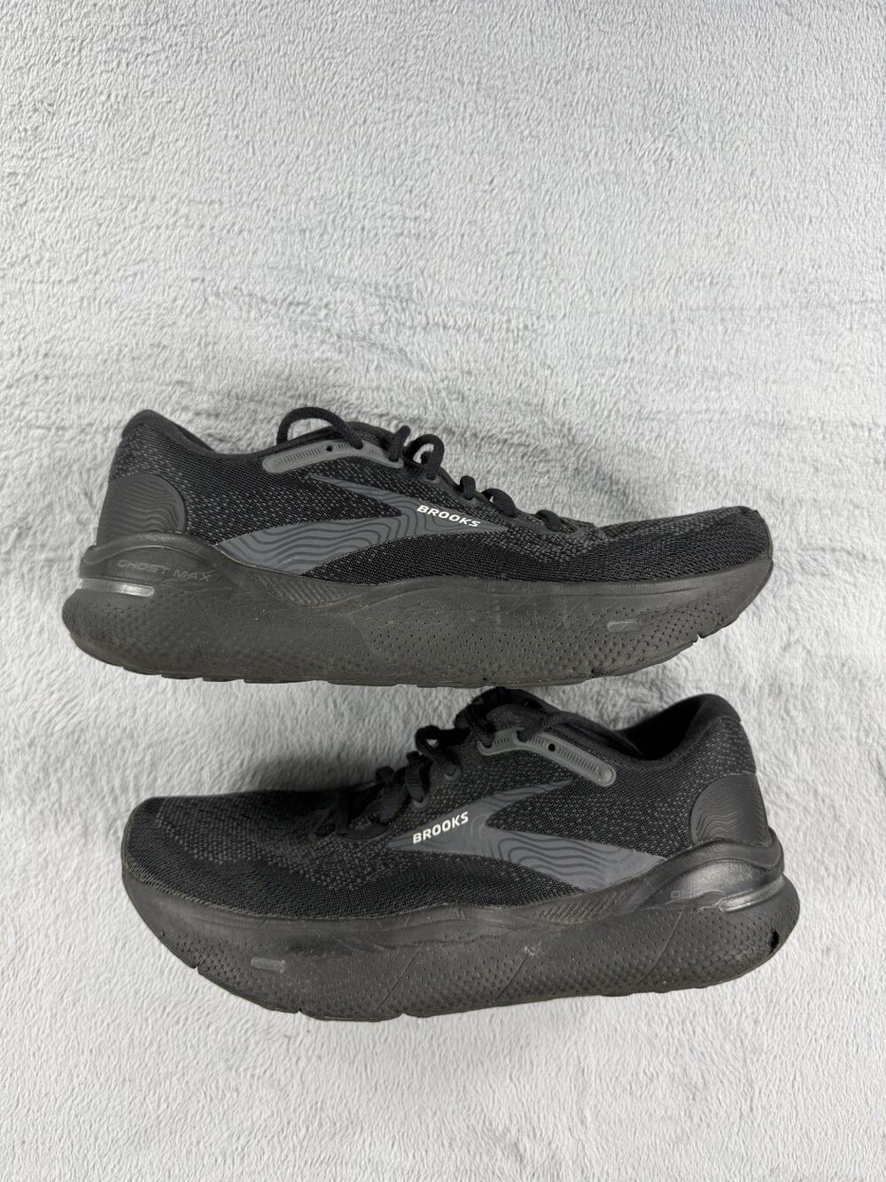 Brooks Ghost Max Running Shoes Women's 8.5 Black Athletic Sneakers Comfort